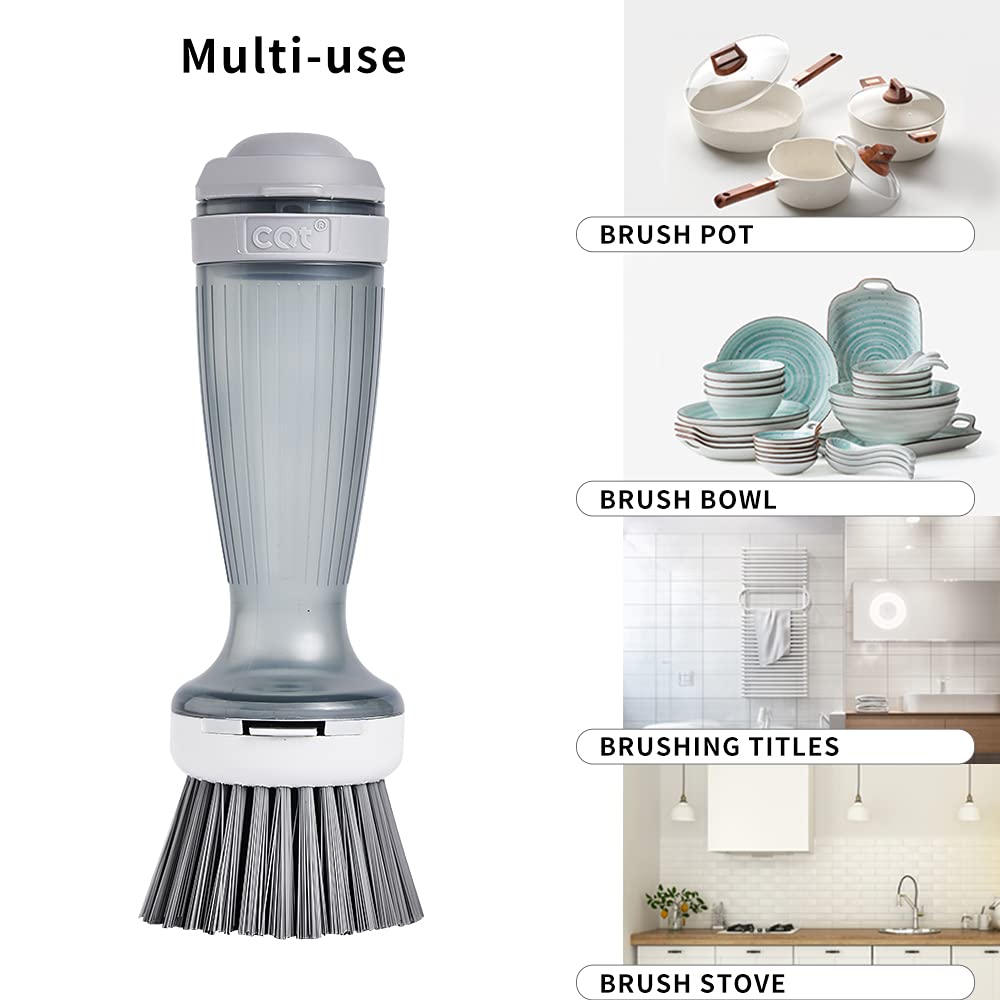 Dish Brush with Soap Dispenser