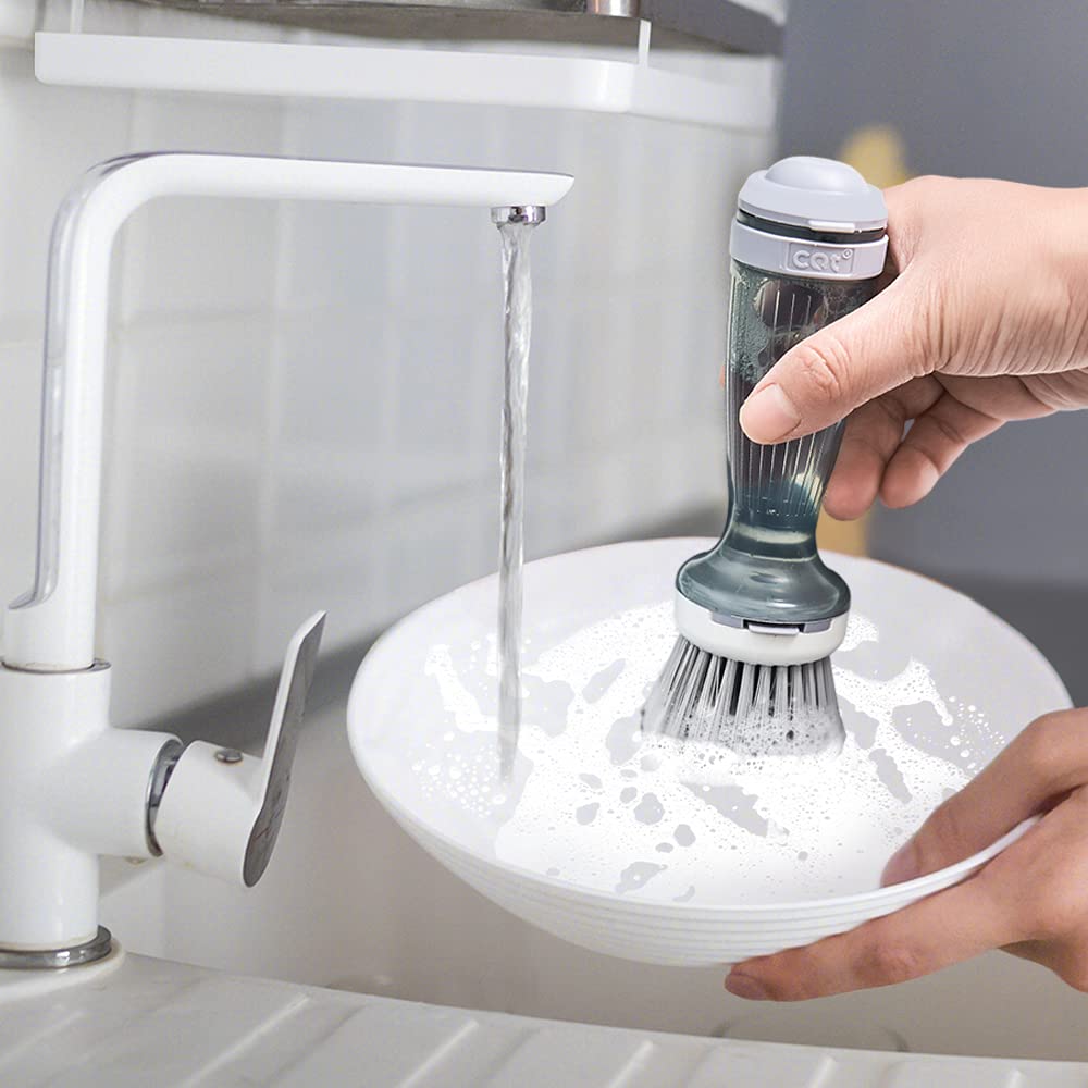 Dish Brush with Soap Dispenser