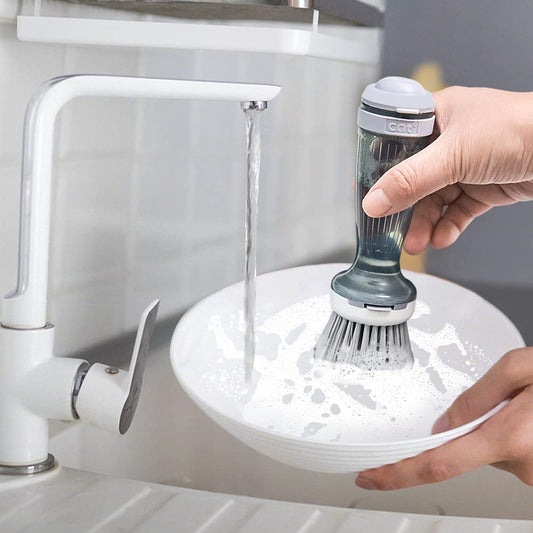 Dish Brush with Soap Dispenser