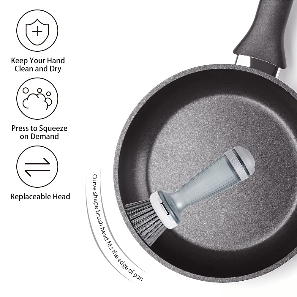 Dish Brush with Soap Dispenser