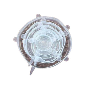 Reusable Stretch Silicone Lids Set