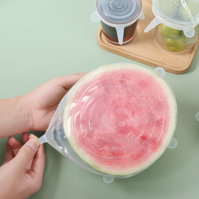 Reusable Stretch Silicone Lids Set